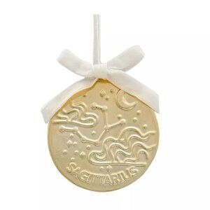St. Nicholas Square Astrological Metal Christmas Ornament, Sagittarius